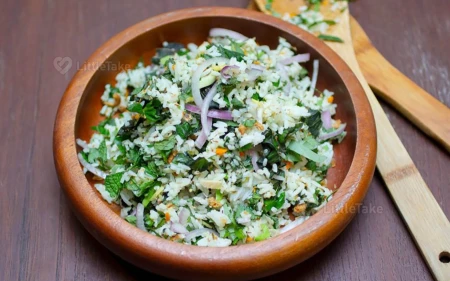 Malaysian Nasi Ulam: Herb Rice Salad Image