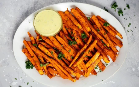 Crispy Baked Sweet Potato Fries Image