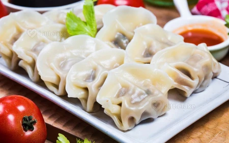 Mouthwatering Chinese Dumplings Image