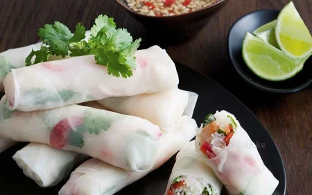 Easy Veggie Spring Rolls Image